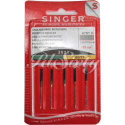 SINGER NEEDLE- MICROTEX 11"................pack/10