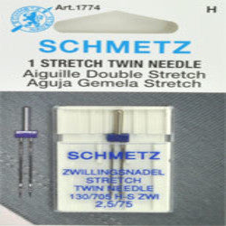 SCHMETZ NEEDLE-DOUBLE STRETCH, 2.5/75"