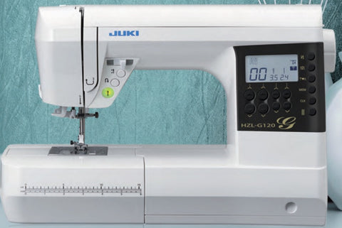 Juki HZL-G Series Full Sized Computer-controlled Sewing Machine with Bright LED Display - HZL-G120