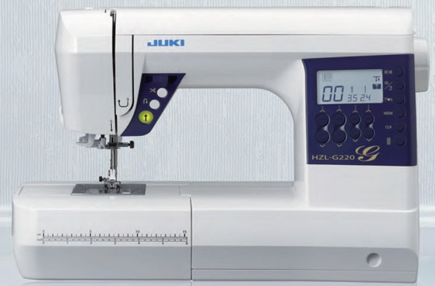 Juki HZL-G Series Full Sized Computer-controlled Sewing Machine with Bright LED Display - HZL-G220