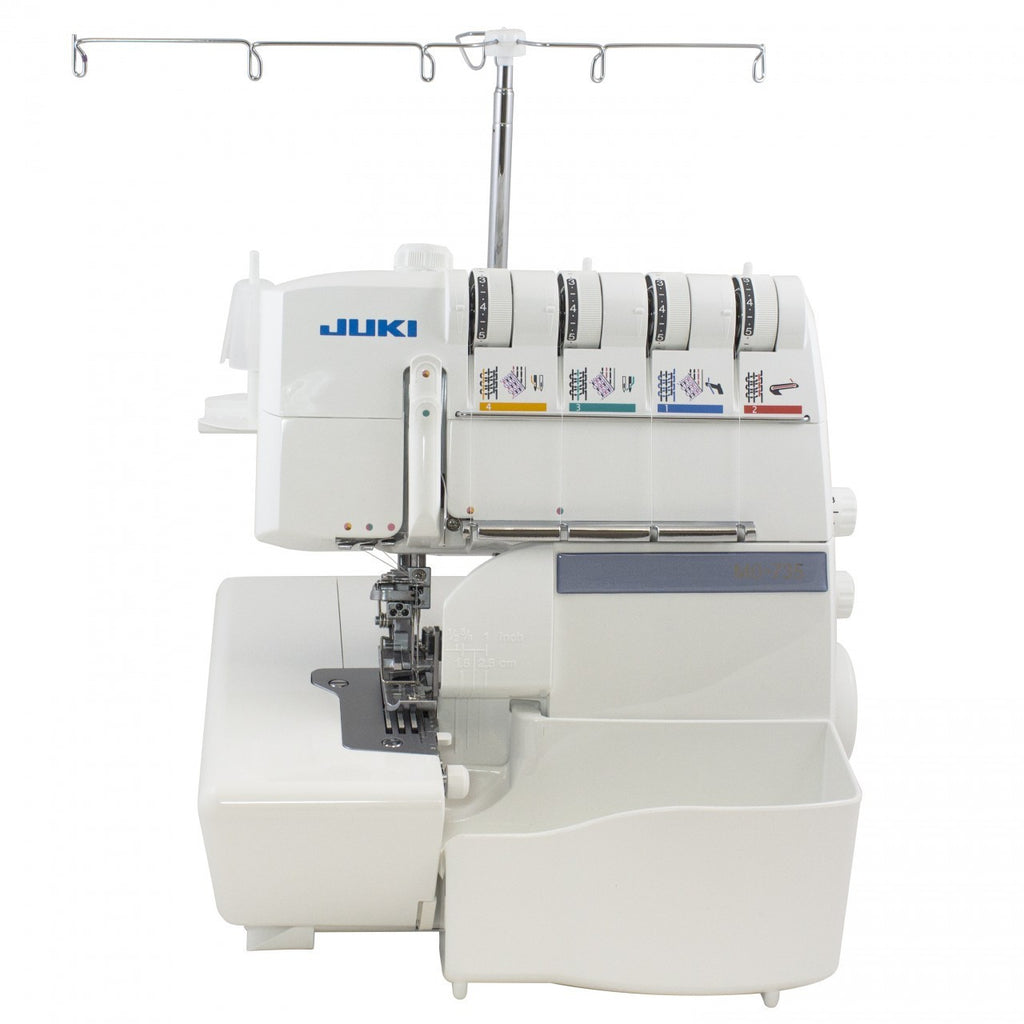 Juki 2-MO-735 2-Needle, 2/3/4/5-Thread Overlock Machine with Differential Feed & 3-Needle, 4-Thread Bottom Cover Stitch Sewing Machine