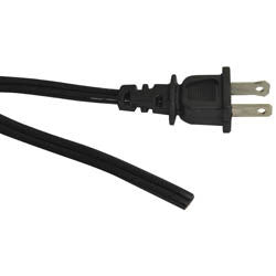 POWER CORD WITH PLUG SPT-2, 68" LONG